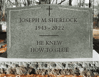 Joe Sherlock glue blog