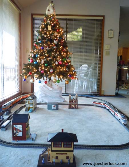 o gauge christmas tree layout