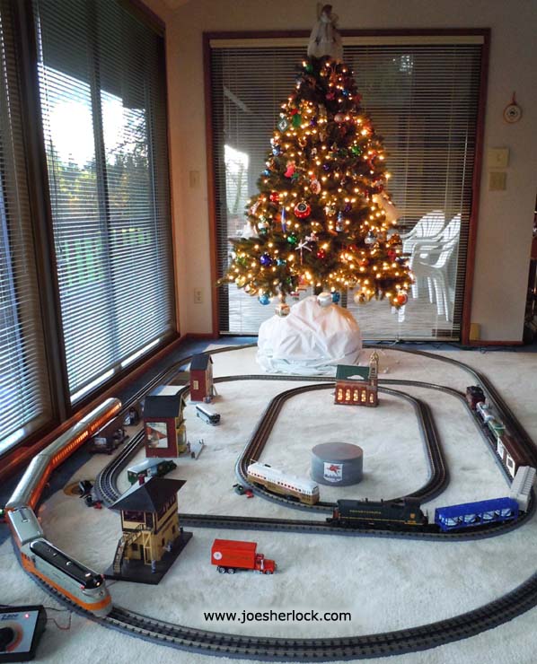 o gauge christmas tree layout