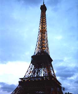 Eiffel at dusk